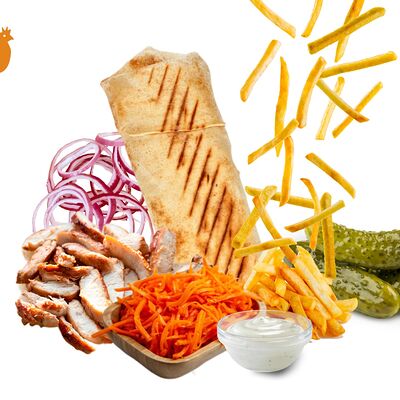 Шаурма картофельная с курицей в Picnic по цене 500 ₽
