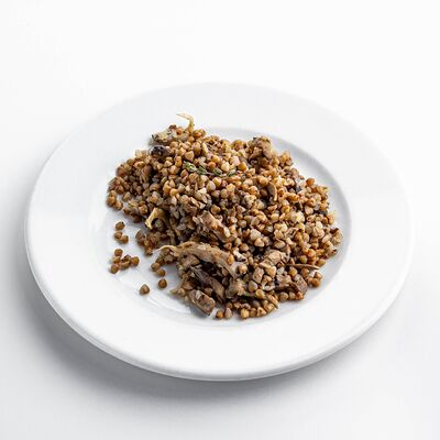 Каша гречневая с грибочками и ароматными травами в Уха из петуха по цене 6 р.