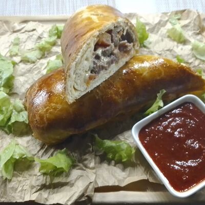 Шаурма в тесте с говядиной в Лондон хаус по цене 350 ₽