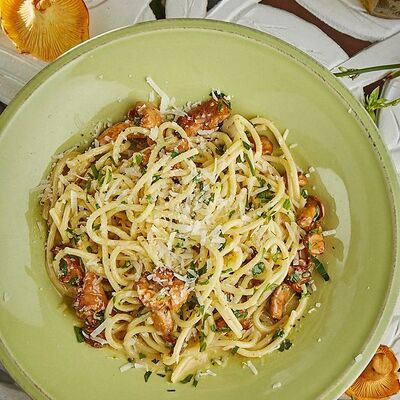 Спагетти с лисичками в Сыроварня по цене 850