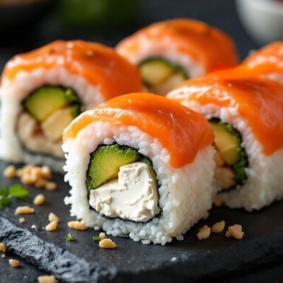 Филадельфия с авокадо в Суши мастер по цене 839 ₽