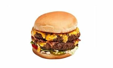 Двойной бургер Дерзкий бычара в Кебаб в лаваше по цене 584 ₽