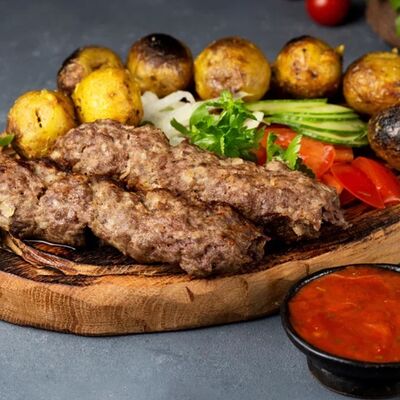 Люля-кебаб из баранины и телятины в Мясо на углях по цене 500 ₽