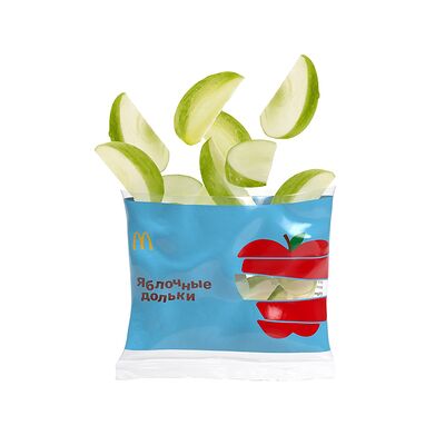 Яблочные дольки в Макдоналдс по цене 55 ₽