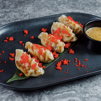 Японские гедза с креветкой в Wok café