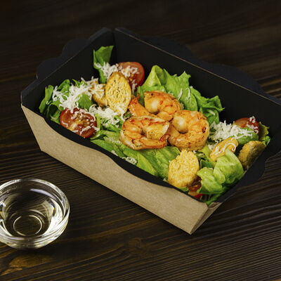 Цезарь с креветками без панировкив Baker Kebab по цене 455 ₽