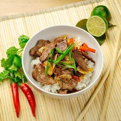 Говядина с луком порей в Hai Pho по цене 450