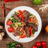 Wok Рамён с говядиной в СушиТайм по цене 600