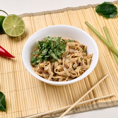 Рисовая лапша с говядиной и овощами в Hai Pho по цене 500