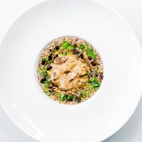 Строганов из грибов в ореховом соусе в Диет Меню
