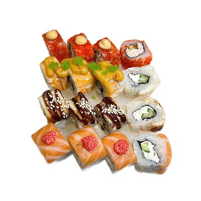 Все хиты классик сет в Кимура Суши & Поке по цене 1405 ₽
