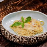 Спагетти Карбонара в The River Restaurant