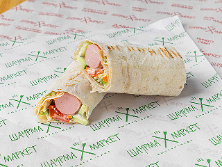 Хот-дог в лаваше в Шаурма Маркет по цене 260 ₽