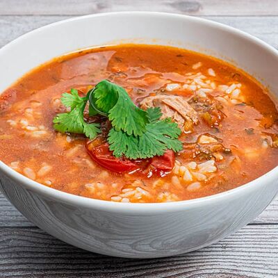 Харчо густой суп в Yunga Tim Fish & Grill по цене 920 ₽