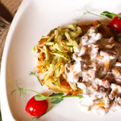 Драник с лисичками в Легенда по цене 710 ₽