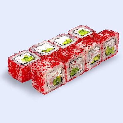 Ролл Калифорния с крабом Холодная в Khaki Sushi по цене 401 ₽