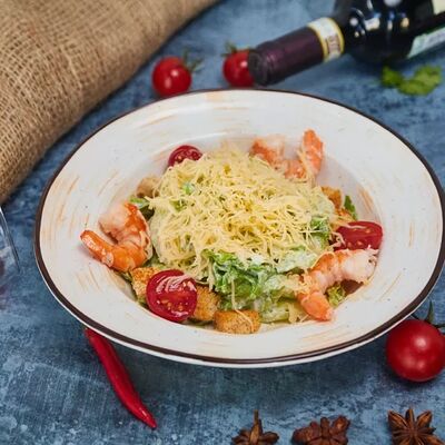 Цезарь с креветками в Тайфун по цене 479