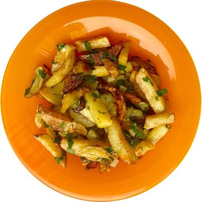 Жареный картофель с зеленью в Солнечный день по цене 102 ₽