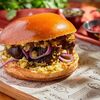 Стейк-бургер с томлёным чак роллом в BBQ Beer Restaurant по цене 980