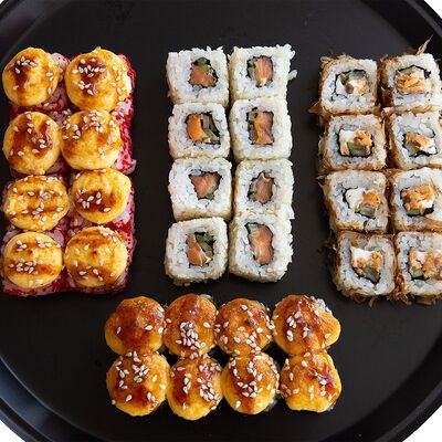 Сет Фудзияма в 4 Лосося по цене 1299