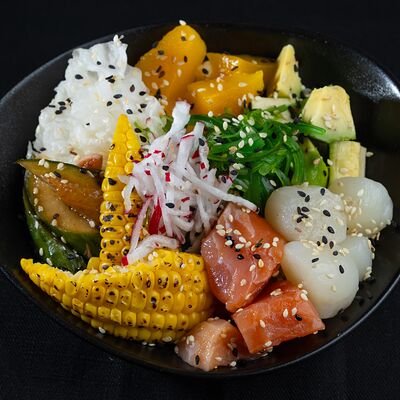 Поке Лосось-Гребешок в Атлантида по цене 880 ₽