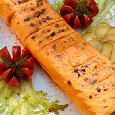 Шашлык из свинины в сырном лавашев Мангал36 по цене 399 ₽