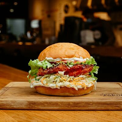 Бургер горячая цыпа в #FARШ по цене 450