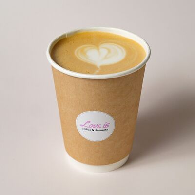 Капучино в Love is кофе с любовью по цене 260 ₽
