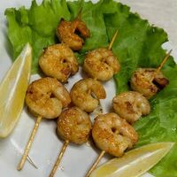 Жареные королевские креветки с чесноком в Эдем