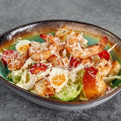 Цезарь с креветками в Прожарка по цене 399 ₽