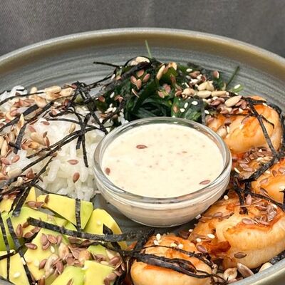 Поке с креветкой в Crystal по цене 780 ₽