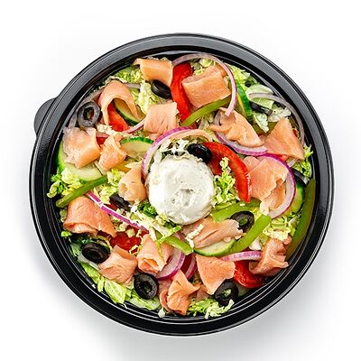 Салат Лосось Крем Чиз в Subway по цене 470 ₽