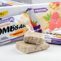 Малиновый чизкейк, батончик протеиновый Bombbar в Coffee Like