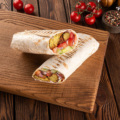 Шаверма с фалафелем в Кухня 91 по цене 348 ₽