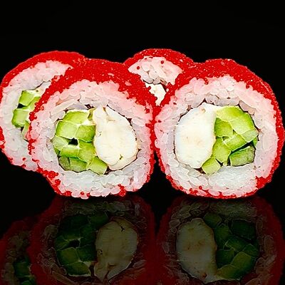 Ролл Калифорния с креветкойв Hot Pizza по цене 580 ₽