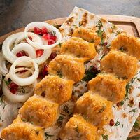 Люля-кебаб из курицы с грибамив Форель