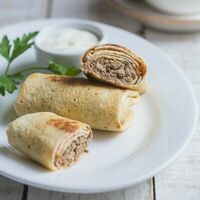 Блинчики с мясом в Пекарня Мишеля