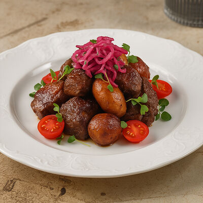 Баранина в стиле казан-кебаб в Ива по цене 1560 ₽