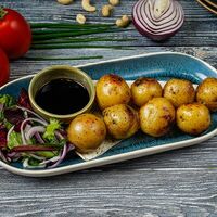 Картофель на мангале в КАФЕ ВЕСНА