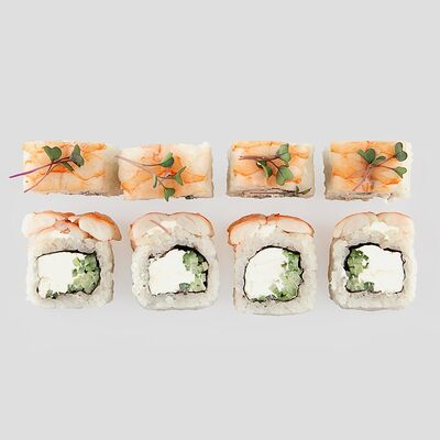 Ролл Филадельфия с креветкой в Mad по цене 570 ₽