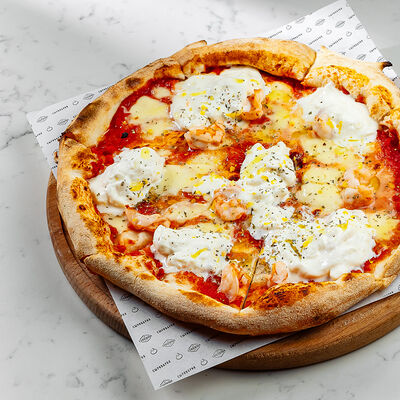 Пицца с креветками в Pizzeria by Cheeseria по цене 759 ₽