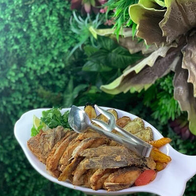 Карп с овощами гриль в Алаверды по цене 1100 ₽