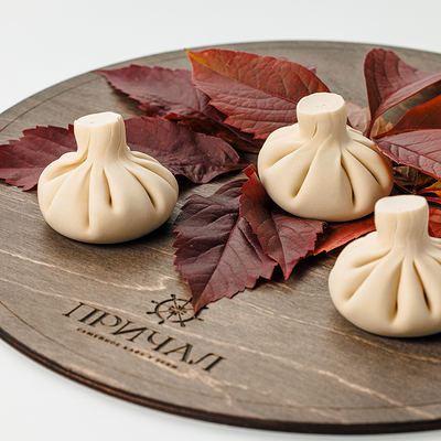 Хинкали с гов и свин. 3 шт п/ф в Причал по цене 290 ₽