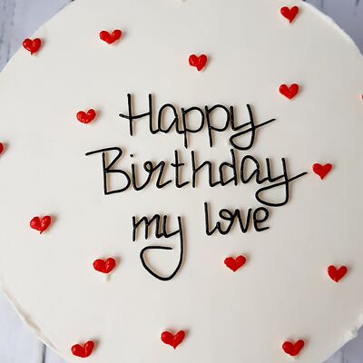 Бенто-торт Happy birthday my loveв Премиум торт по цене 2300 ₽