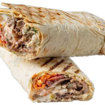 Турецкая острая шаурма с курицейв Мега Cуши по цене 290 ₽