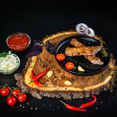 Люля-кебаб из говядины и свининыв Жар углей по цене 420 ₽