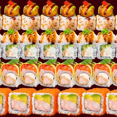 Сет роллов Эби с креветками в Раменная Ru-Rik по цене 2450 ₽