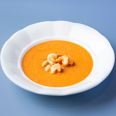 Томатный суп с креветками в Лу по цене 720 ₽