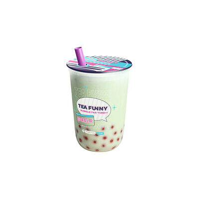 М Киви-клубника с шариками драгон фрукт в Tea funny Bubble tea по цене 499 ₽