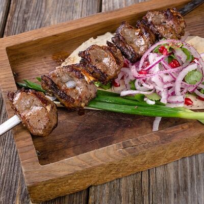 Шашлык из баранины в Шашлычная наУглях по цене 1280 ₽